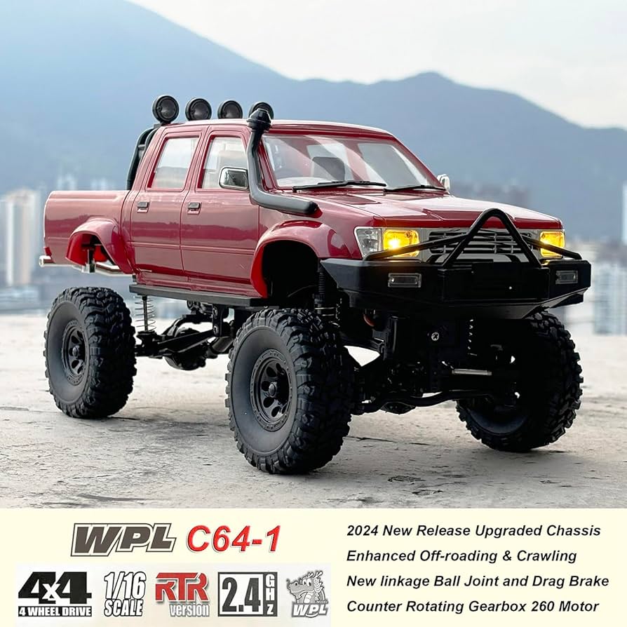 Amazon.com: HLSFWDRIVE RC Rock Crawler 4x4 RC Truck 1/16